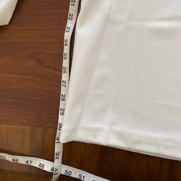 INC Fluid Crepe Ivory Pants (NWT) - Picture 7 of 13